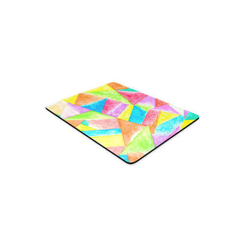 Patchwork Watercolor Rectangle Mousepad