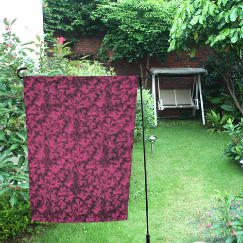 Pink Yarrow Leaf Garden Flag 12‘’x18‘’（Without Flagpole）