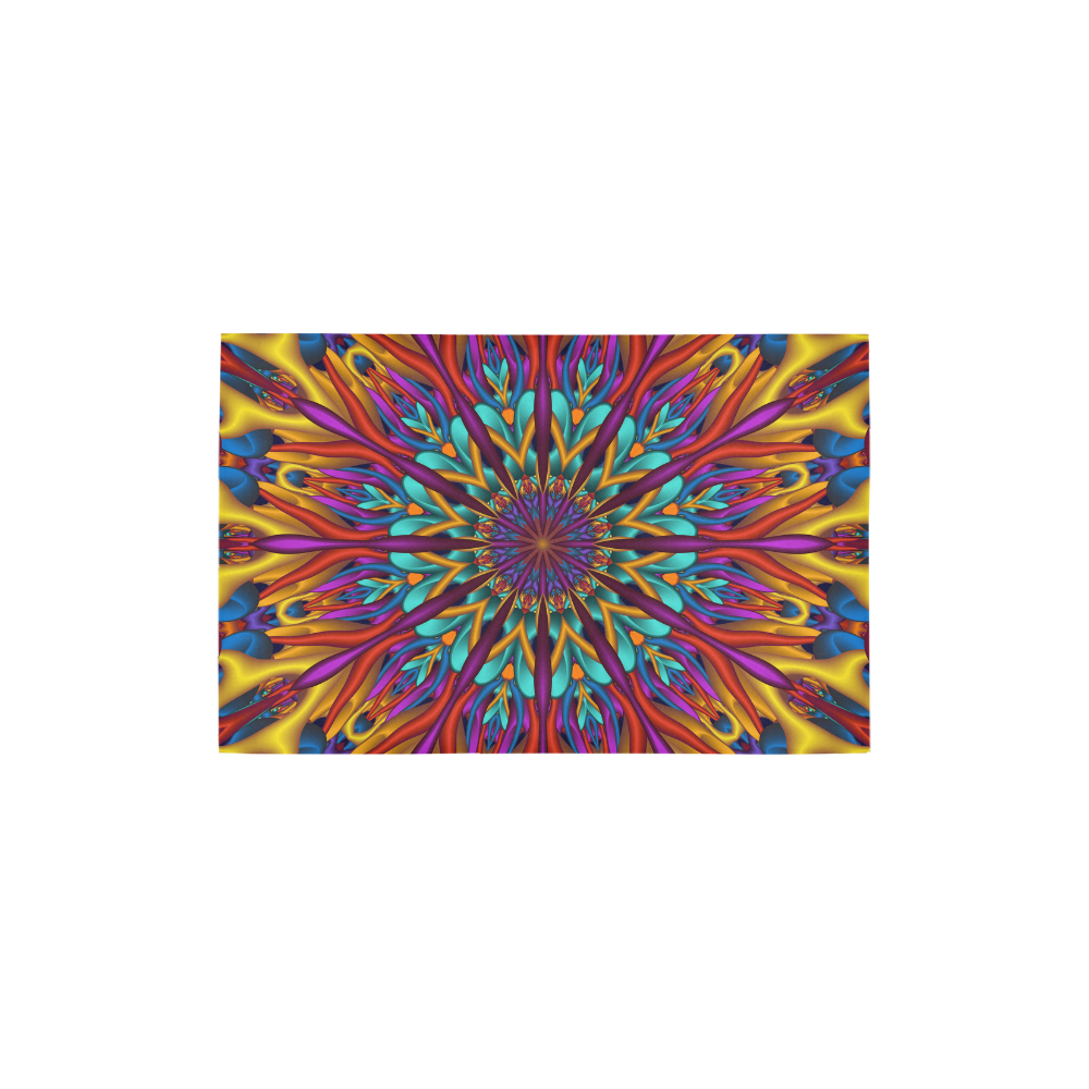Amazing colors fractal mandala Area Rug 2'7"x 1'8‘’