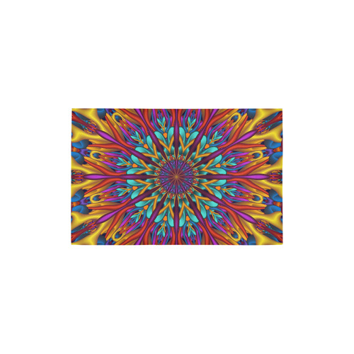 Amazing colors fractal mandala Area Rug 2'7"x 1'8‘’