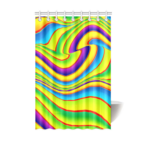Summer Wave Colors Shower Curtain 48"x72"