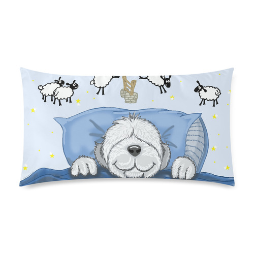 SLeep Tight Custom Rectangle Pillow Case 20"x36" (one side)