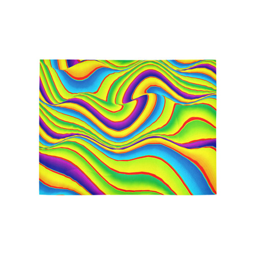 Summer Wave Colors Area Rug 5'3''x4'