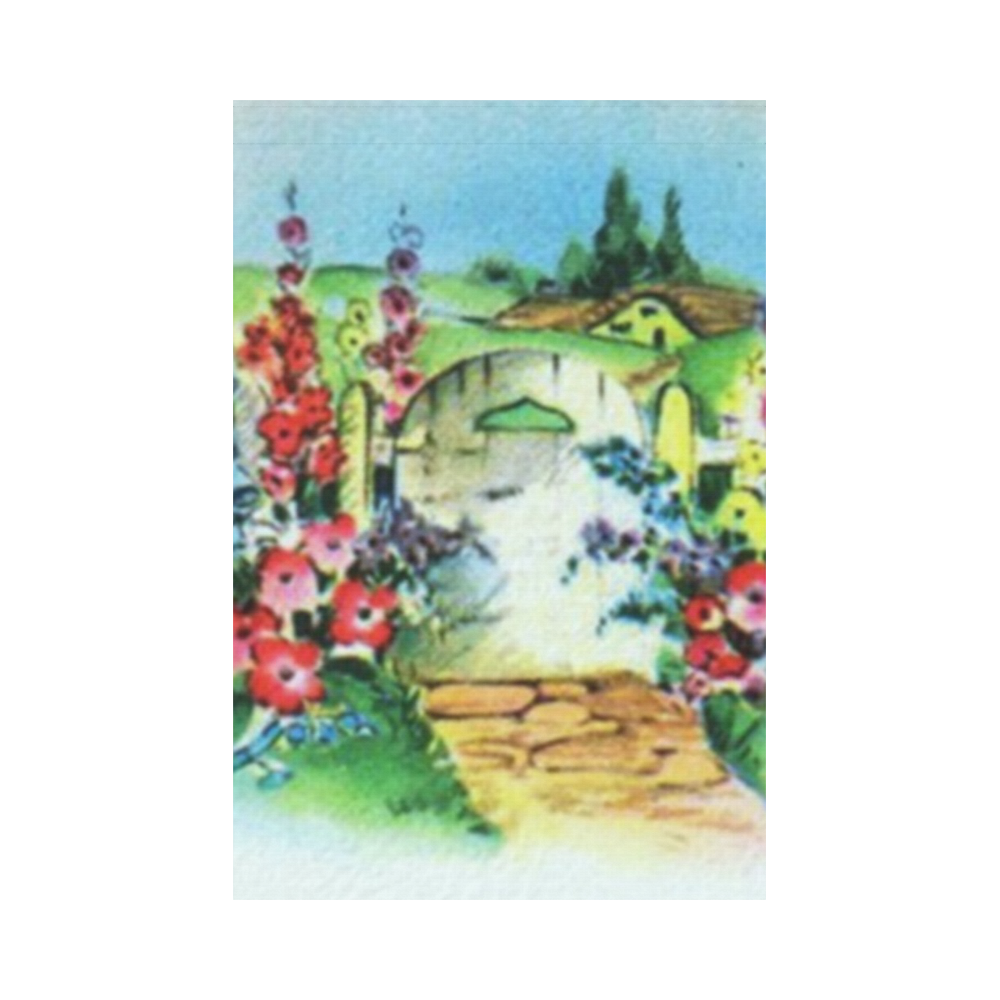 Country Flower Garden Garden Flag 12‘’x18‘’（Without Flagpole）