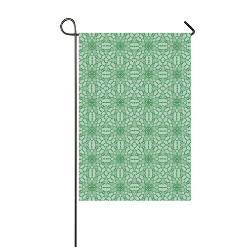 Green Lace Garden Flag 12‘’x18‘’（Without Flagpole）