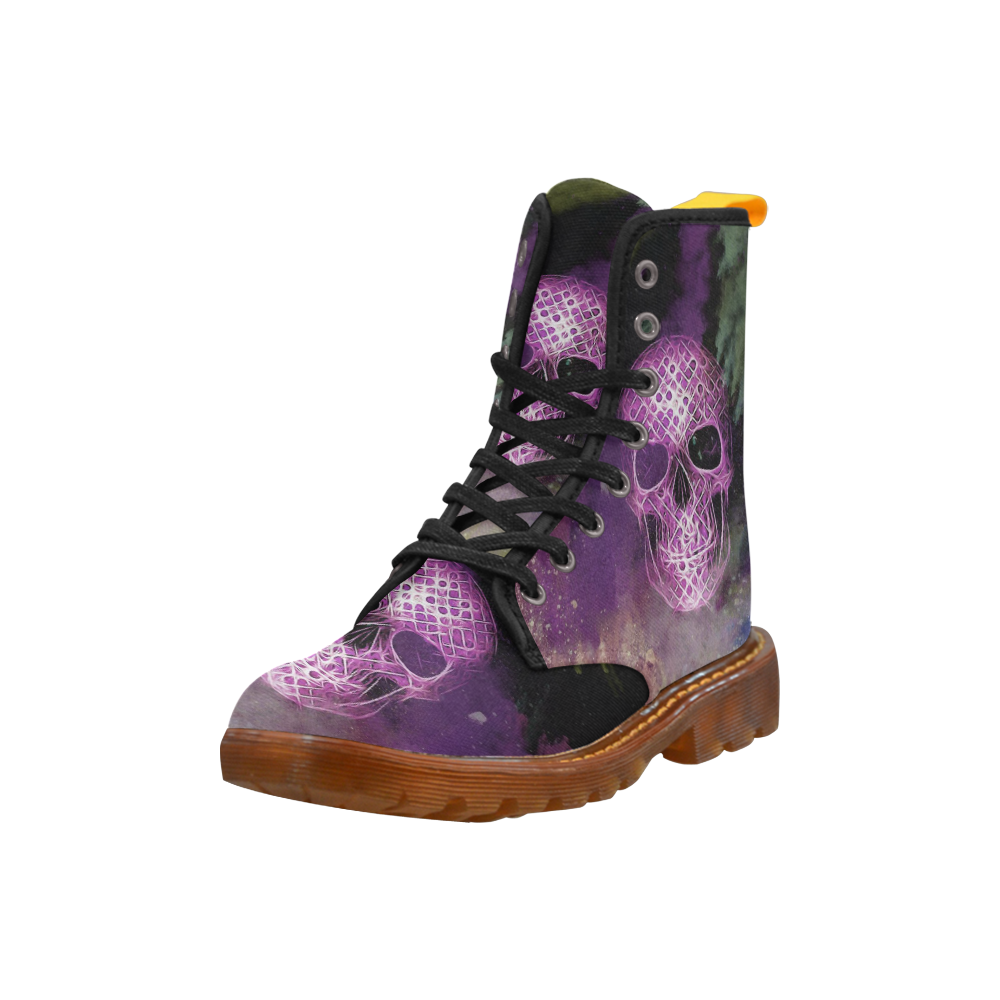 Skull-Unusual and unique 02 by JamColors Martin Boots For Women Model 1203H