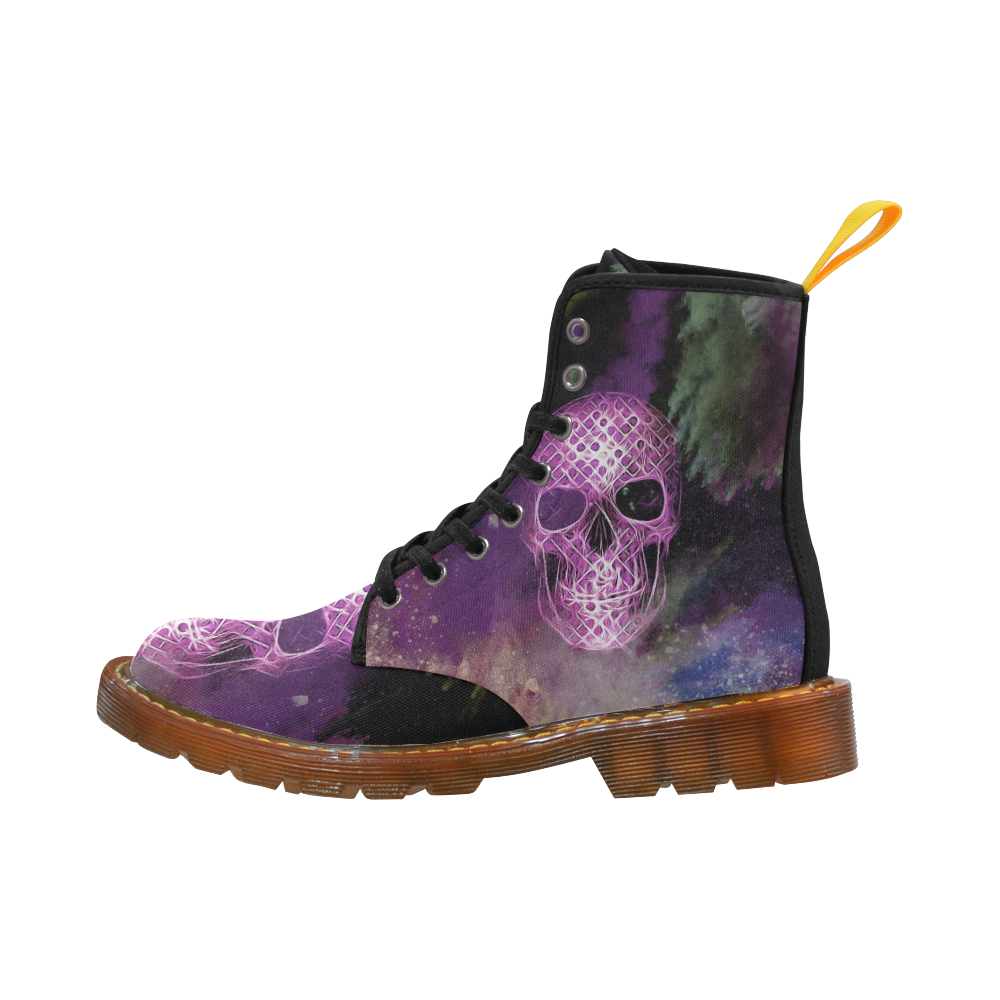 Skull-Unusual and unique 02 by JamColors Martin Boots For Women Model 1203H