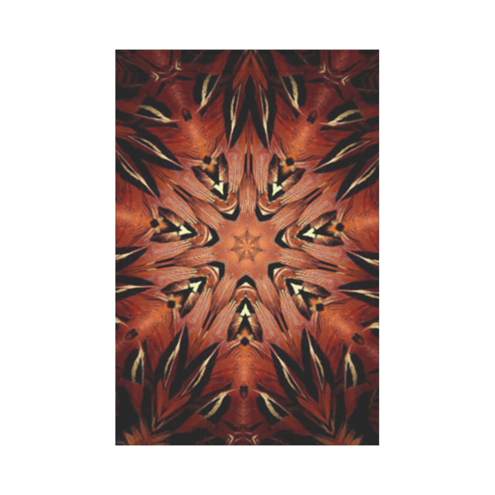 Flaming Feather Kaleidoscope Garden Flag 12‘’x18‘’（Without Flagpole）