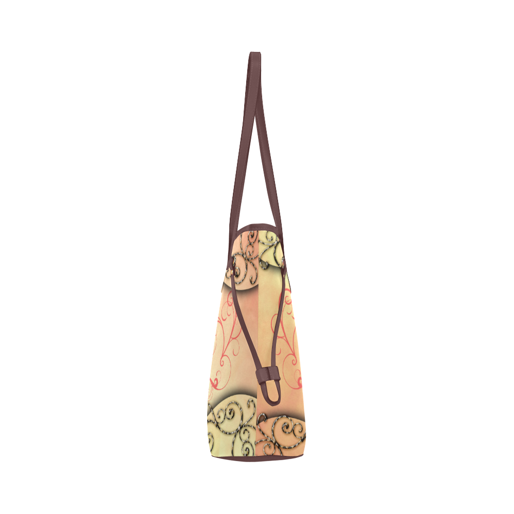 Chinese dragon Clover Canvas Tote Bag (Model 1661)