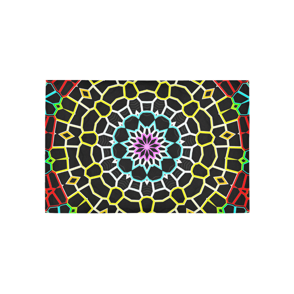 Live Line Mandala Area Rug 5'x3'3''