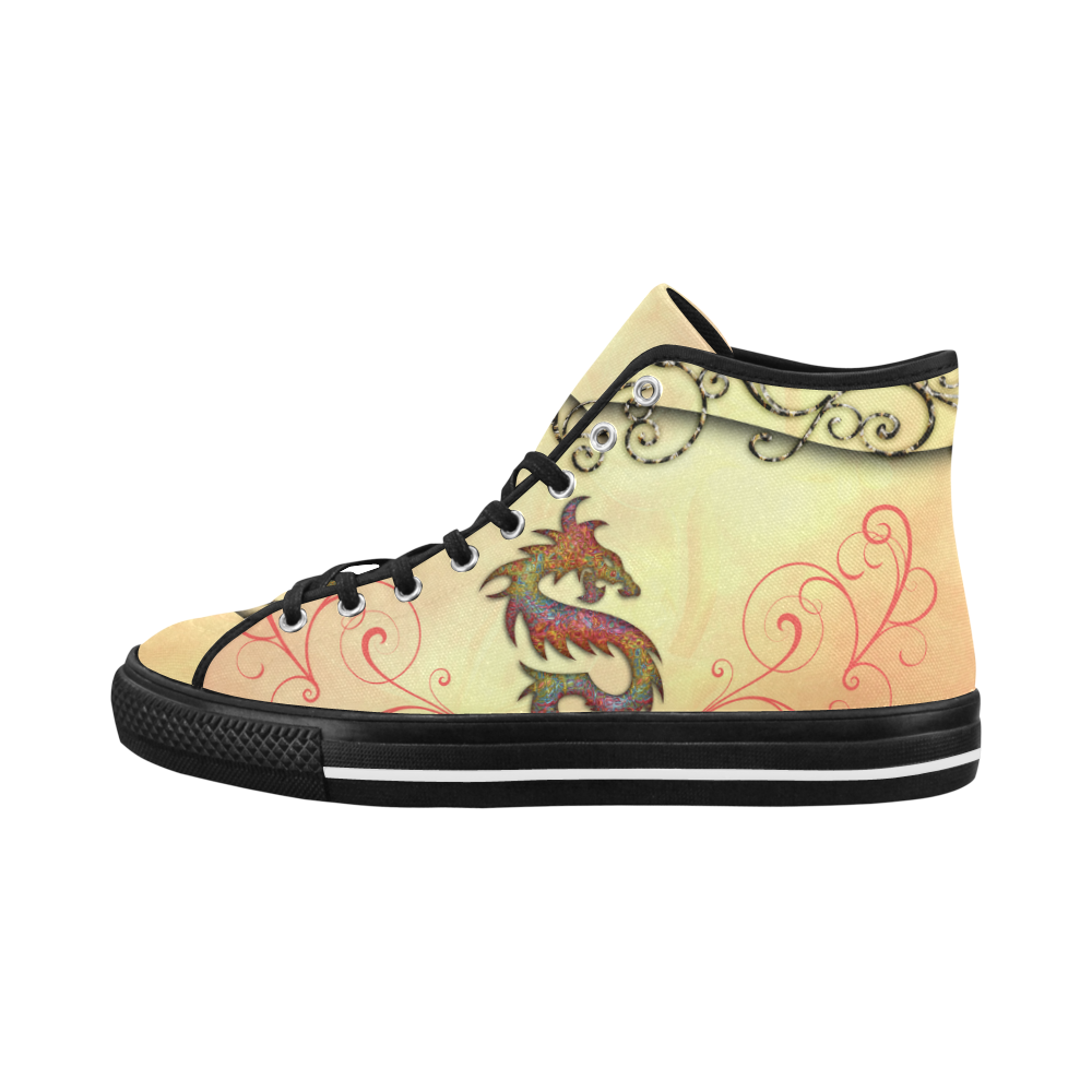 Chinese dragon Vancouver H Women's Canvas Shoes (1013-1)