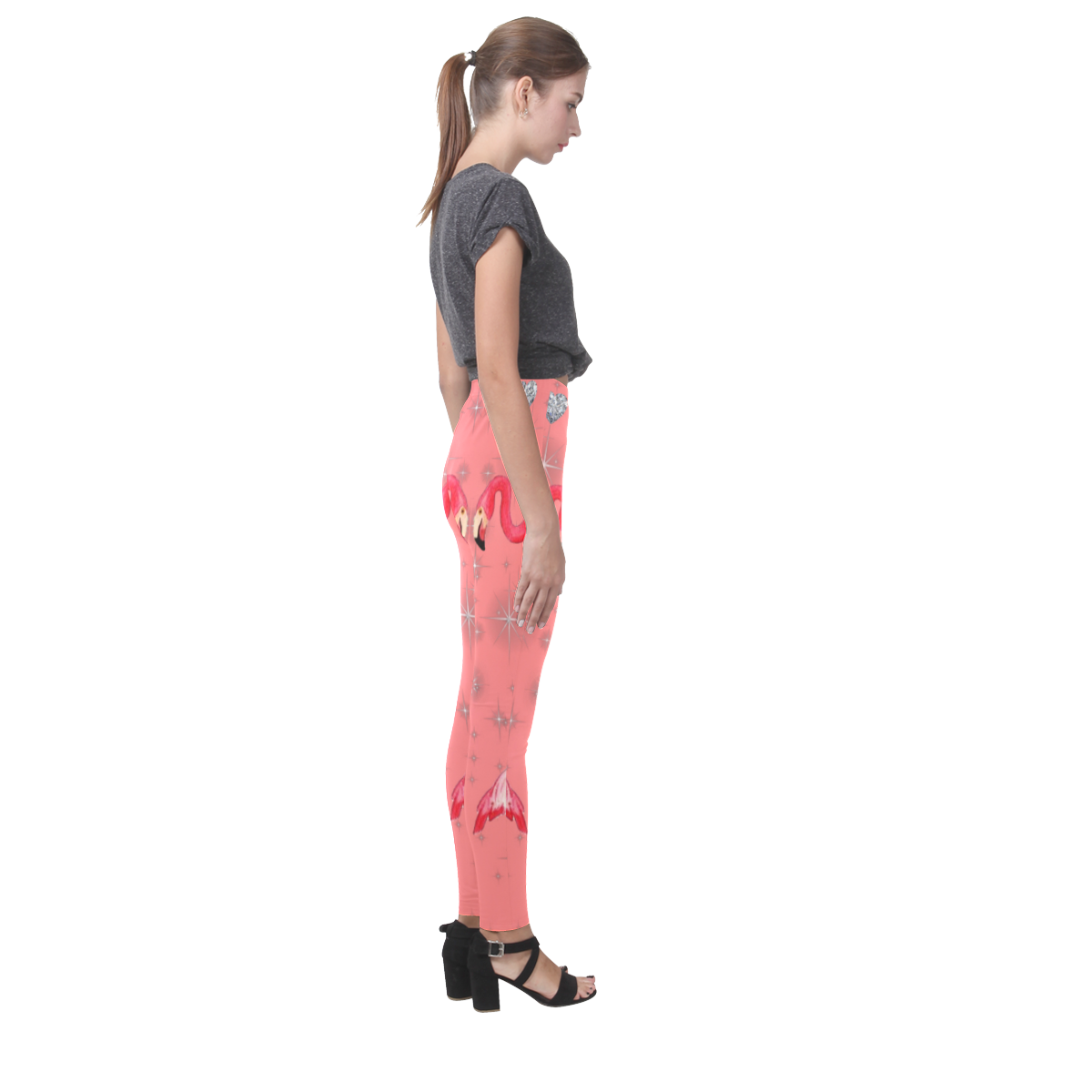 Flamingo fantasy Cassandra Women's Leggings (Model L01)