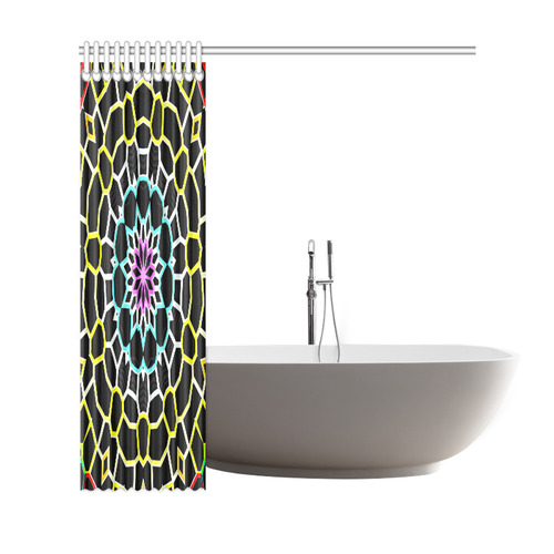 Live Line Mandala Shower Curtain 69"x72"