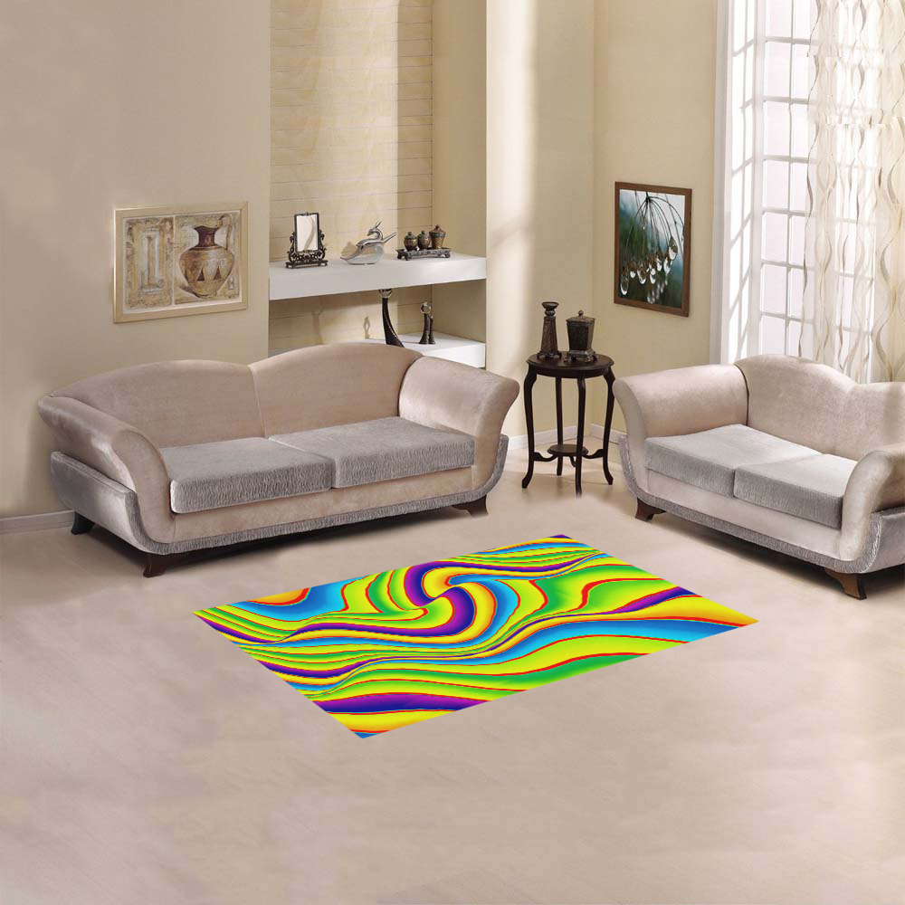 Summer Wave Colors Area Rug 2'7"x 1'8‘’