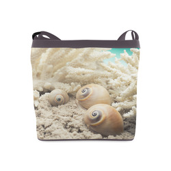 Underwater Coral Reef Seashells Crossbody Bags (Model 1613)