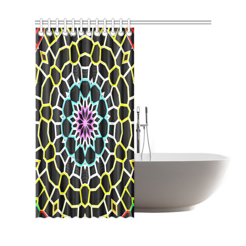 Live Line Mandala Shower Curtain 69"x72"