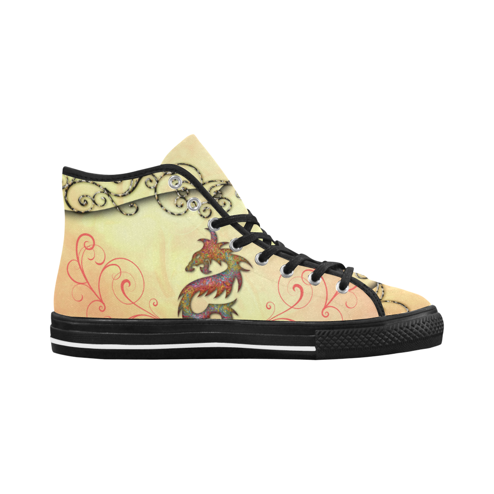 Chinese dragon Vancouver H Women's Canvas Shoes (1013-1)