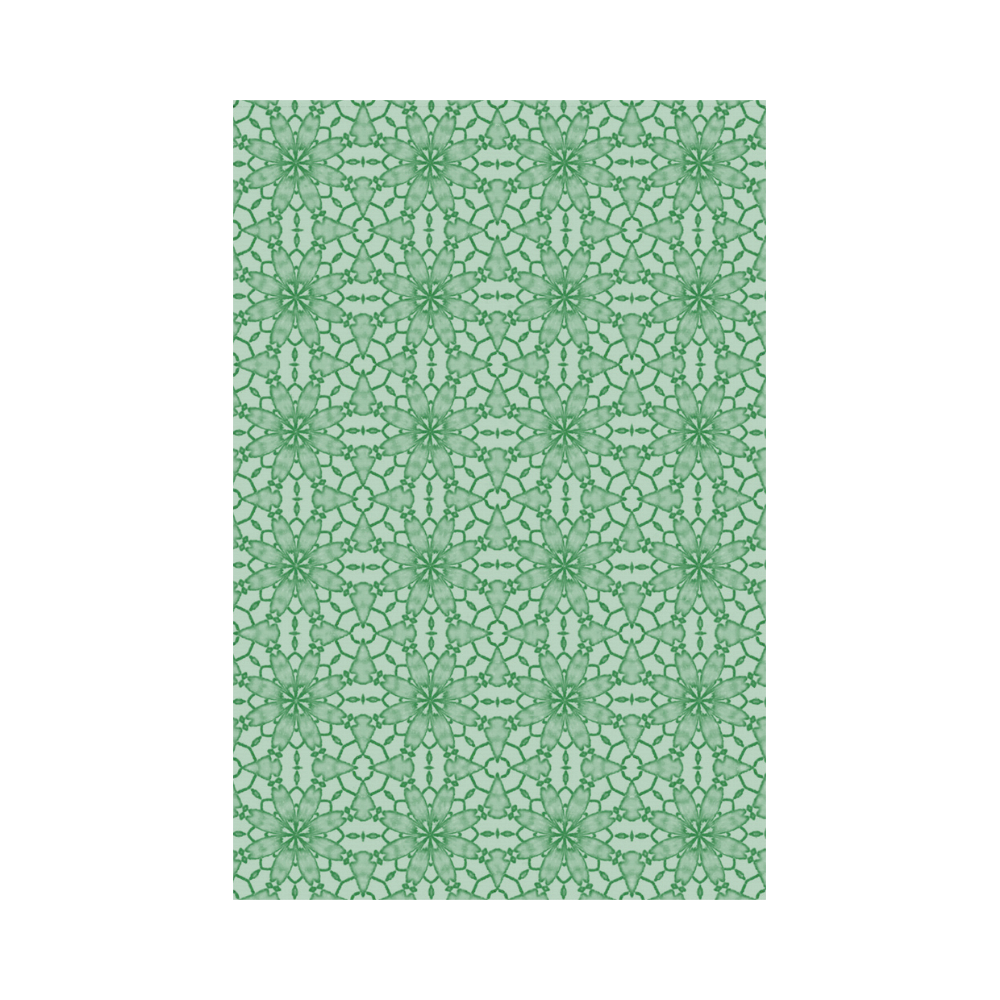 Green Lace Garden Flag 12‘’x18‘’（Without Flagpole）