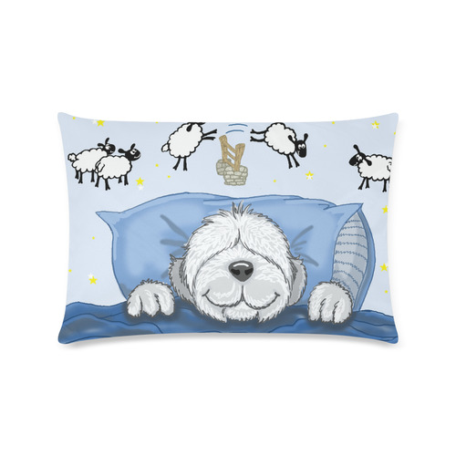 SLeep Tight Custom Zippered Pillow Case 16"x24"(Twin Sides)