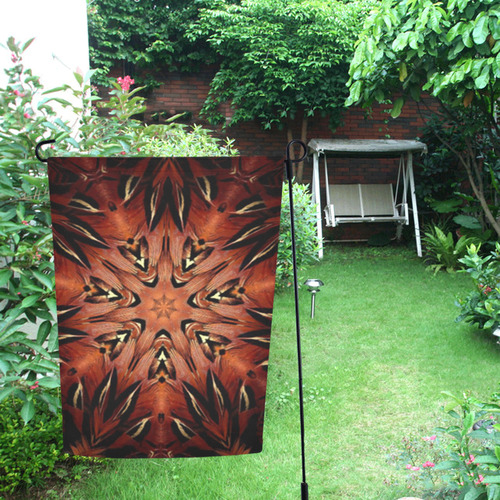 Flaming Feather Kaleidoscope Garden Flag 12‘’x18‘’（Without Flagpole）