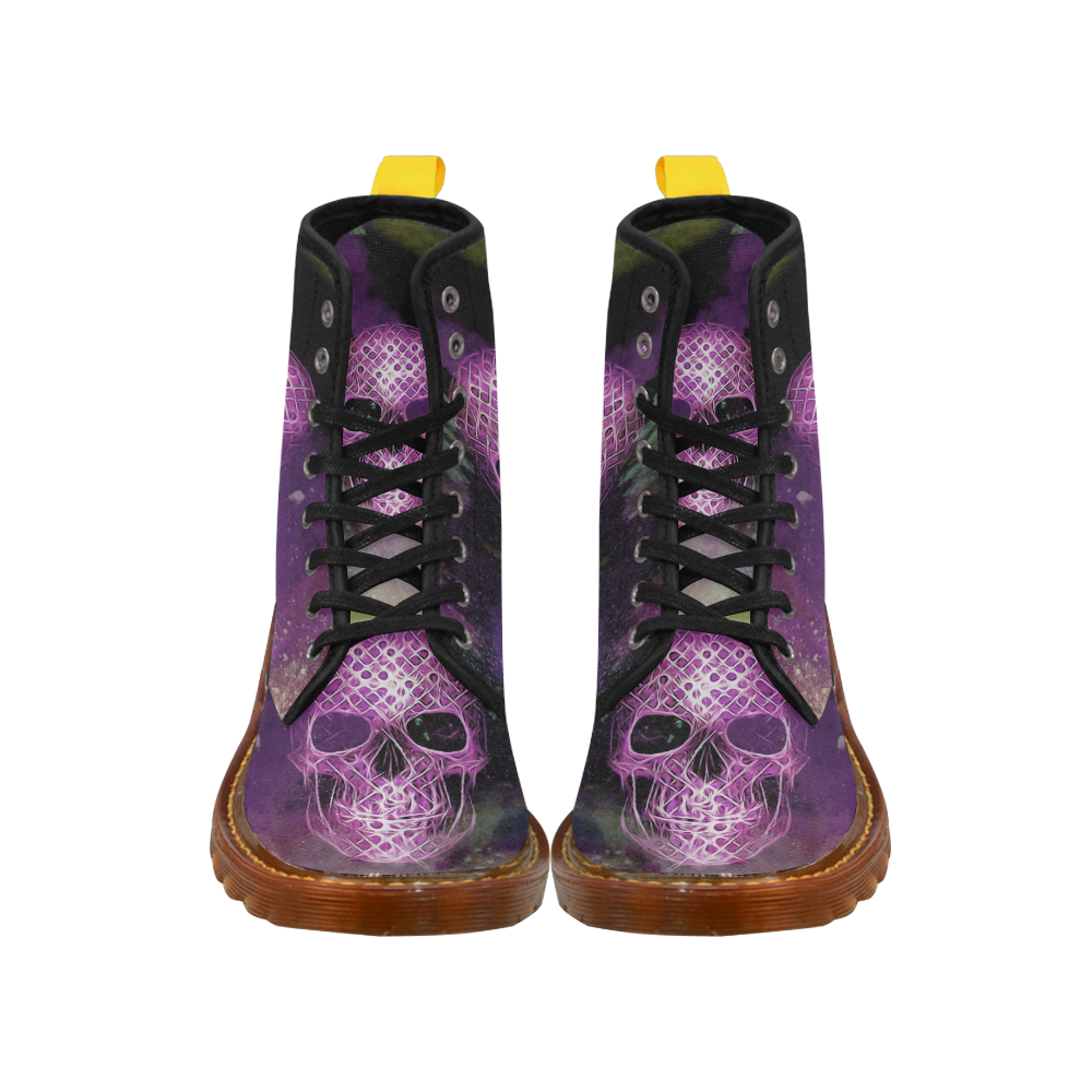 Skull-Unusual and unique 02 by JamColors Martin Boots For Women Model 1203H