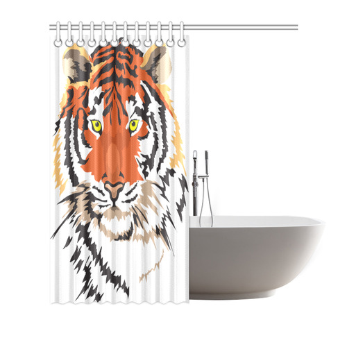 Tiger 2 Shower Curtain 66"x72"