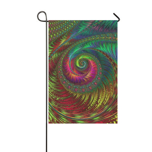 Feather Fractal Garden Flag 12‘’x18‘’（Without Flagpole）