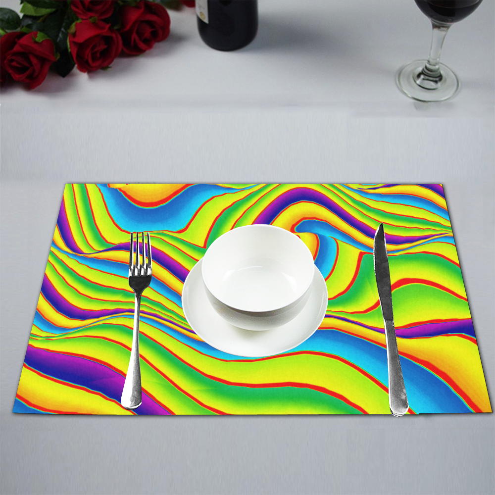 Summer Wave Colors Placemat 12''x18''