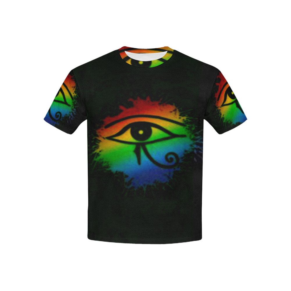 Rainbow childrens Eye of Ra Shirt Kids' All Over Print T-shirt (USA Size) (Model T40)