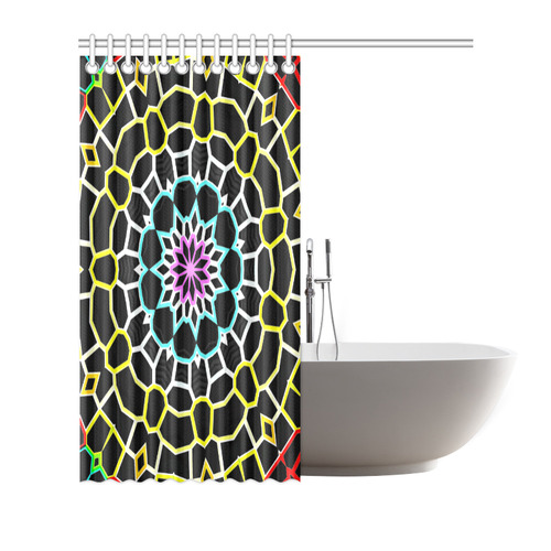 Live Line Mandala Shower Curtain 66"x72"