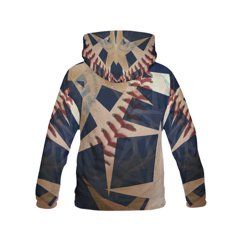 As American as....... All Over Print Hoodie for Women (USA Size) (Model H13)