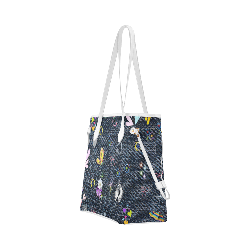 Hippie Jeans B by FeelGood Clover Canvas Tote Bag (Model 1661)