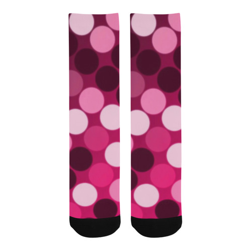 Pink Spots Trouser Socks