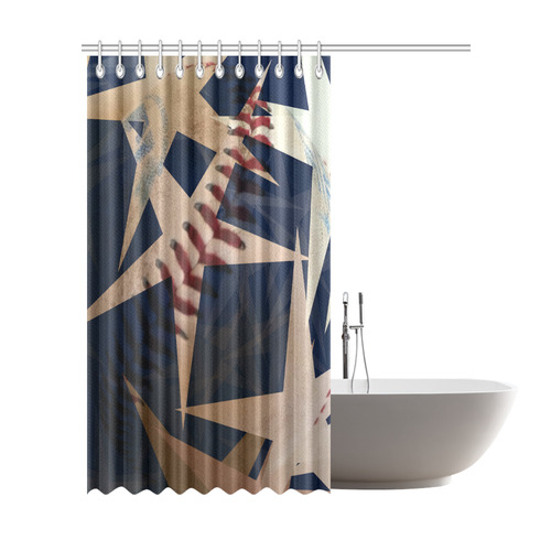 As American as....... Shower Curtain 72"x84"