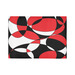 Black, White and Red Ellipticals Area Rug7'x5' | ID: D1596847