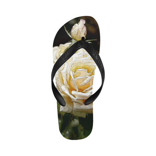 Rose20151203_by_FeelGood Flip Flops for Men/Women (Model 040)