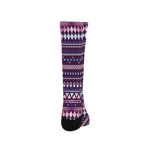 Trippy Tribal Pattern Trouser Socks