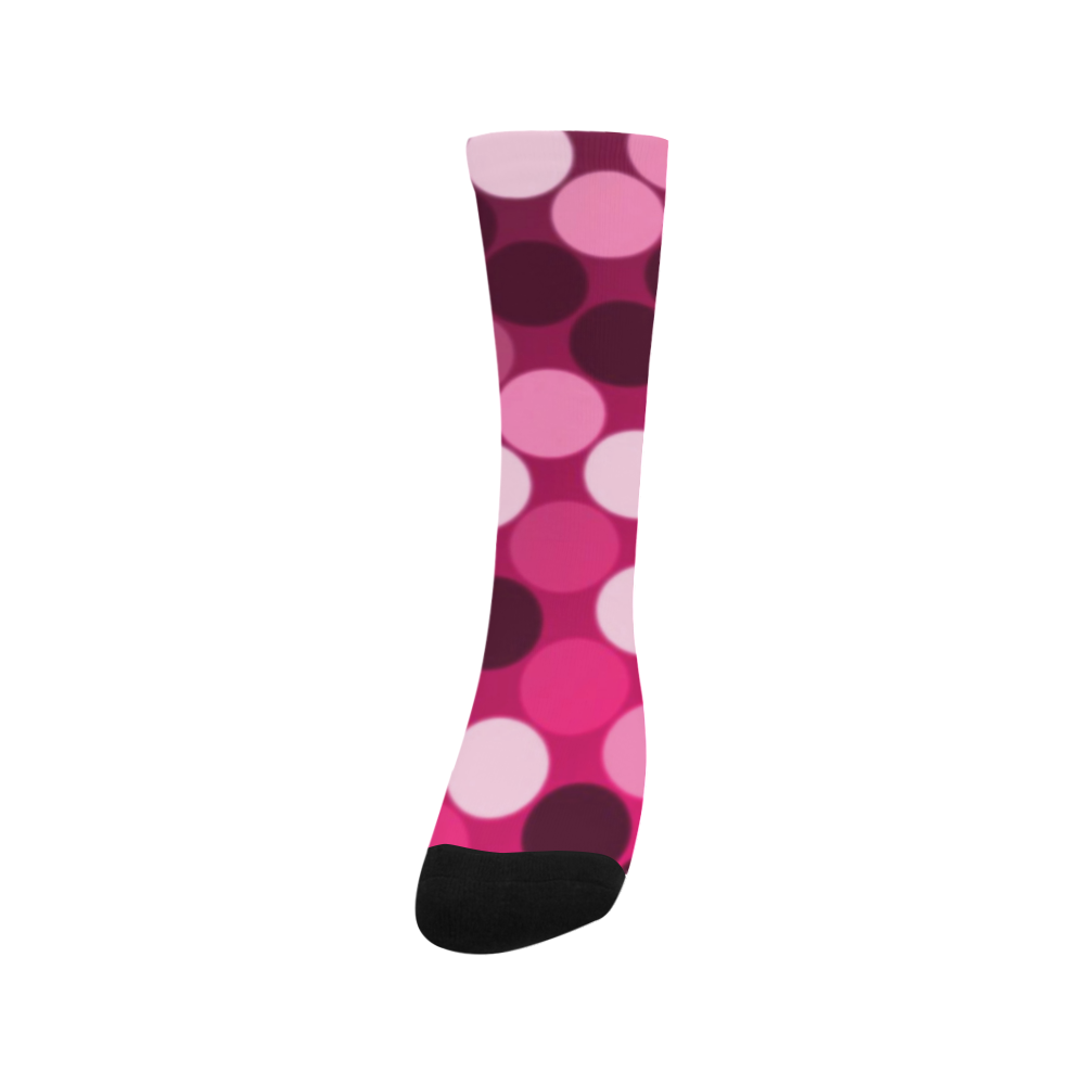 Pink Spots Trouser Socks