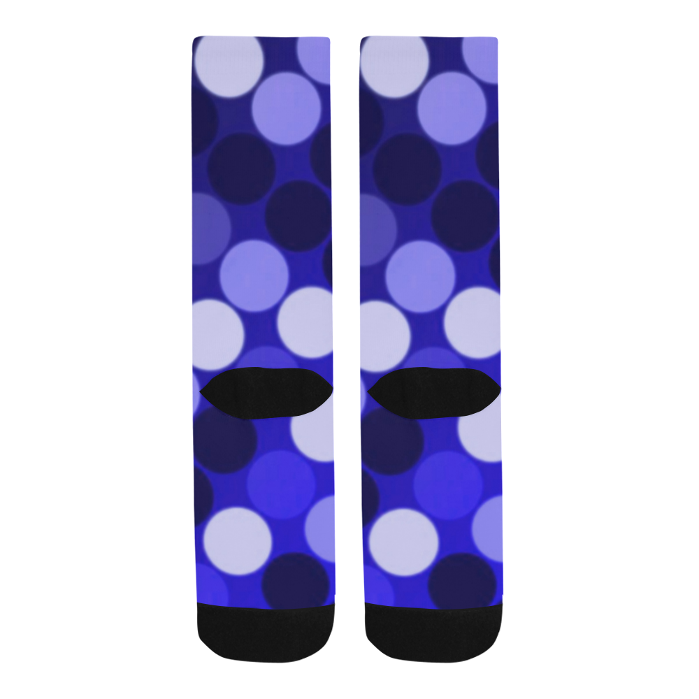 Blue Spots Trouser Socks
