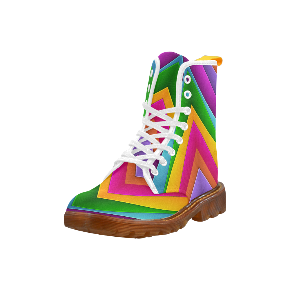 Colorful Pyramid Martin Boots For Men Model 1203H