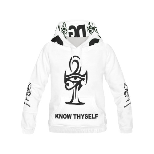 Know Thyself Hoodie All Over Print Hoodie for Men (USA Size) (Model H13)
