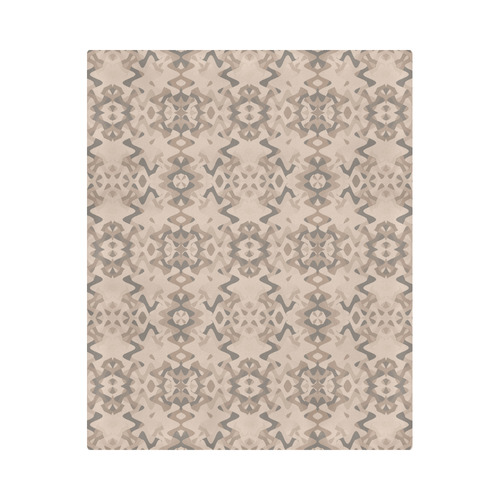 Beige Tribal Pattern Duvet Cover 86"x70" ( All-over-print)