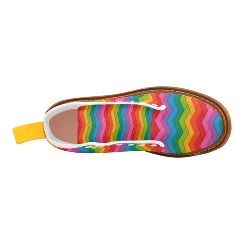 Woven Rainbow Martin Boots For Women Model 1203H
