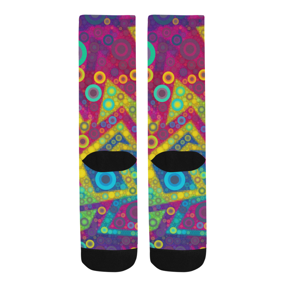 Psychedelic Bubbles Trouser Socks