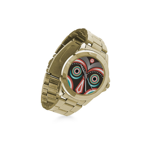 Lulua Ethnic Tribal Custom Gilt Watch(Model 101)