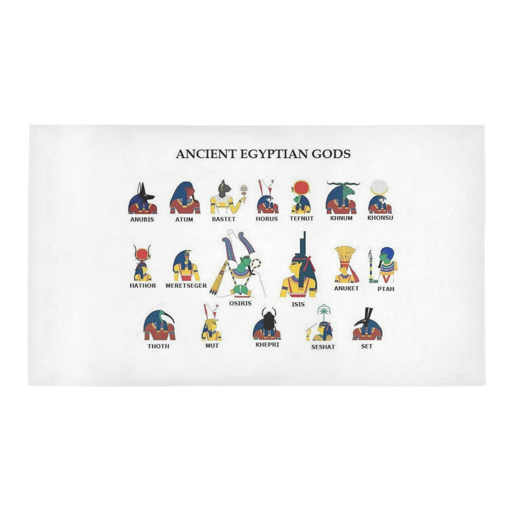 Egyptian Gods Bath Rug 16''x 28''