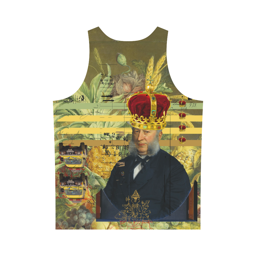 THE FOUR CROWNS All Over Print Tank Top for Men (Model T43)