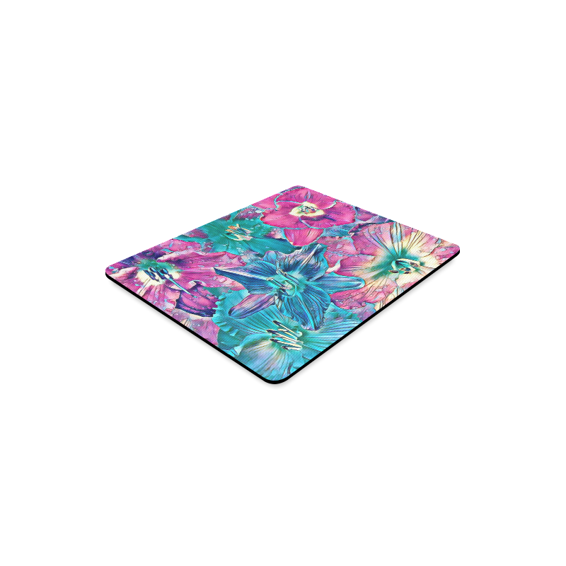 wonderful floral 22B  by FeelGood Rectangle Mousepad