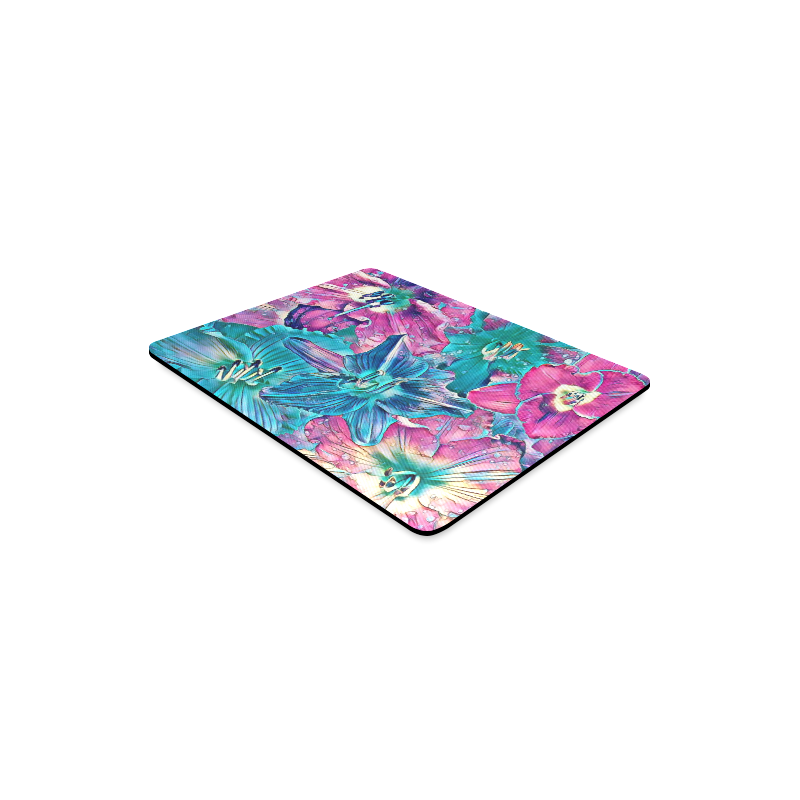 wonderful floral 22B  by FeelGood Rectangle Mousepad