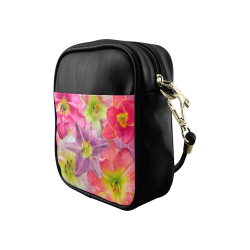 wonderful floral 22A  by FeelGood Sling Bag (Model 1627)